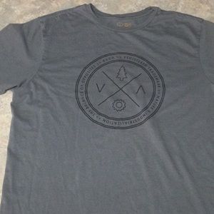 RVCA shirt large gray